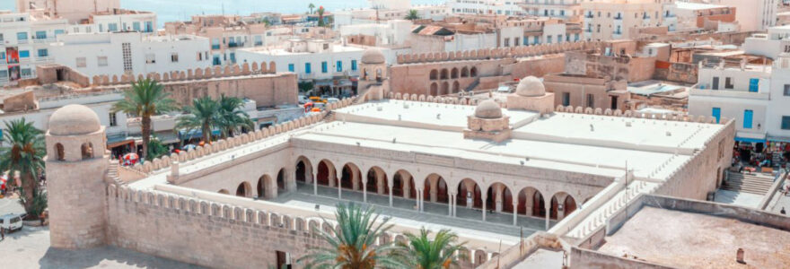 Vue panoramique de la ville de Sousse